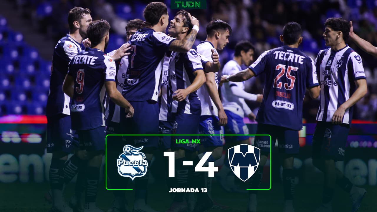 Monterrey se mete al Cuauhtémoc y golea al Puebla