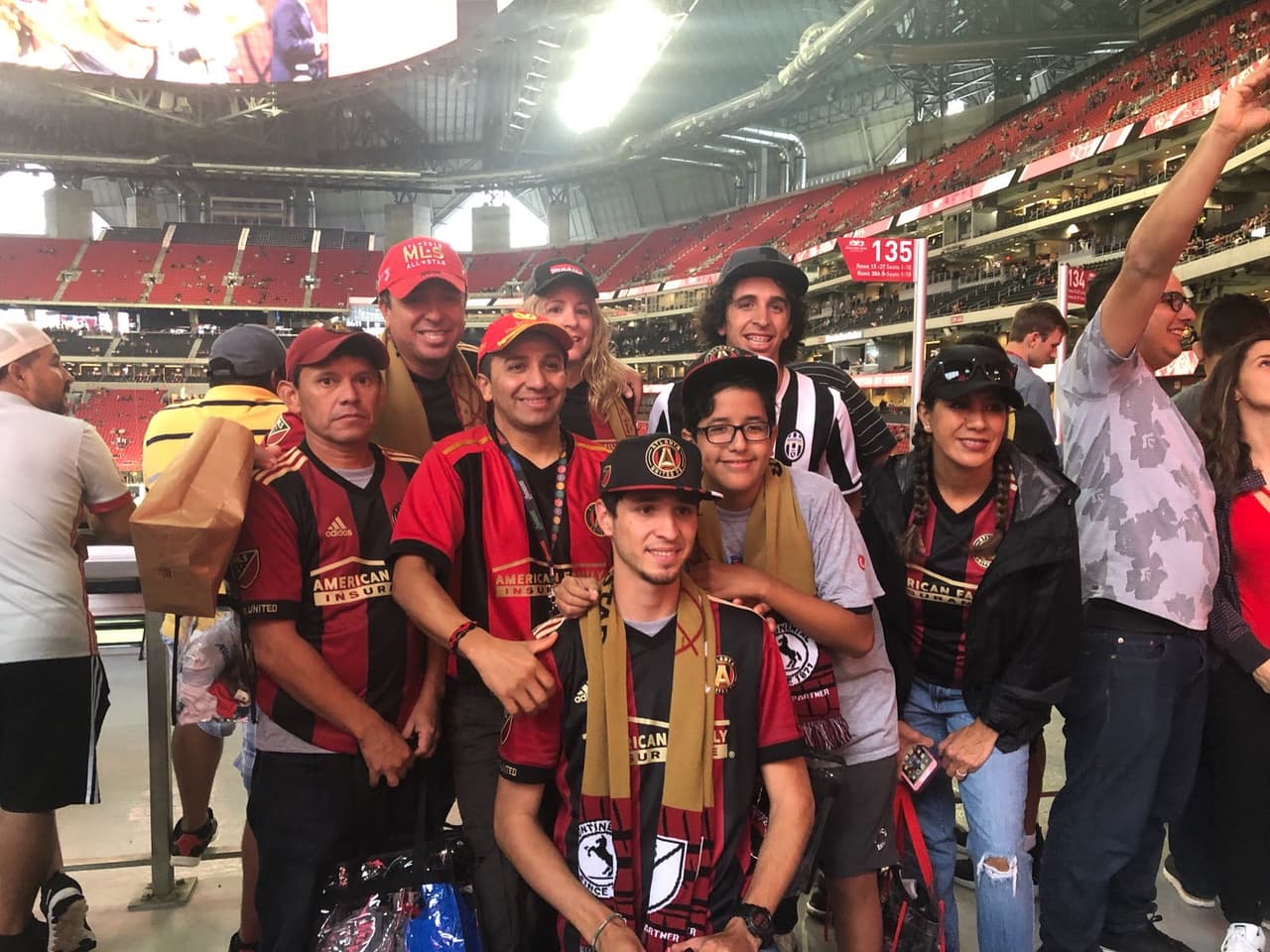 Los hinchas se vistieron de alegría para el Partido de las Estrellas de la MLS en su edición de 2018, en donde esperan un triunfo contra Juventus.