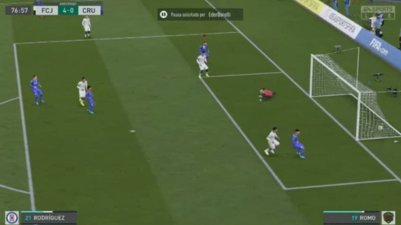 Eder Borelli y los Bravos de Juárez apalearon al Cruz Azul 4-1 en la última jornada de la primera edición de la eLiga MX.