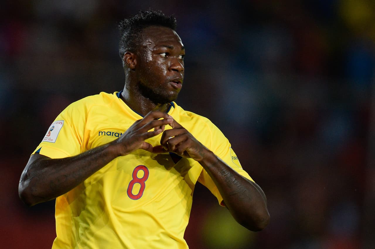 Felipe Caicedo renunció a la selección de Ecuador