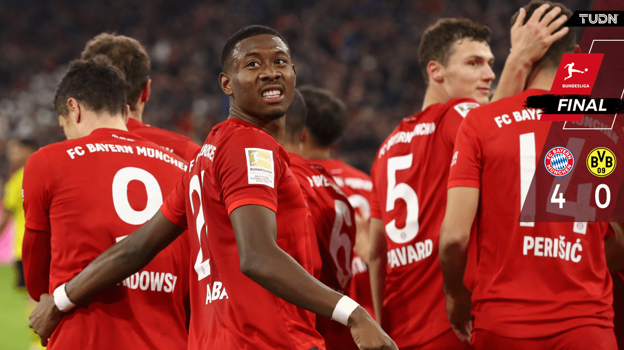 ¡Golpe del Bayern! De la mano de Lewandowski golean al Borussia