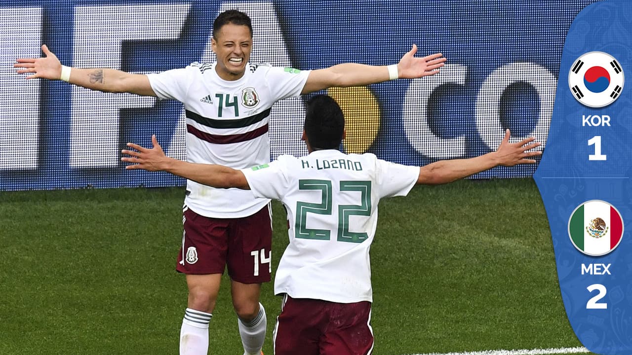 ¡Seguimos soñando! México derrotó 2-1 a Corea del Sur y mantiene invicto en Rusia 2018