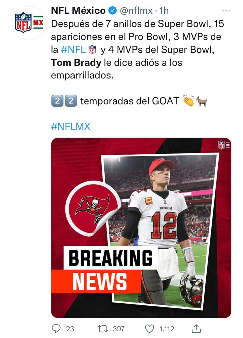 Las redes sociales se volvieron locas tras la filtración del posible retiro del 'GOAT' Tom Brady.