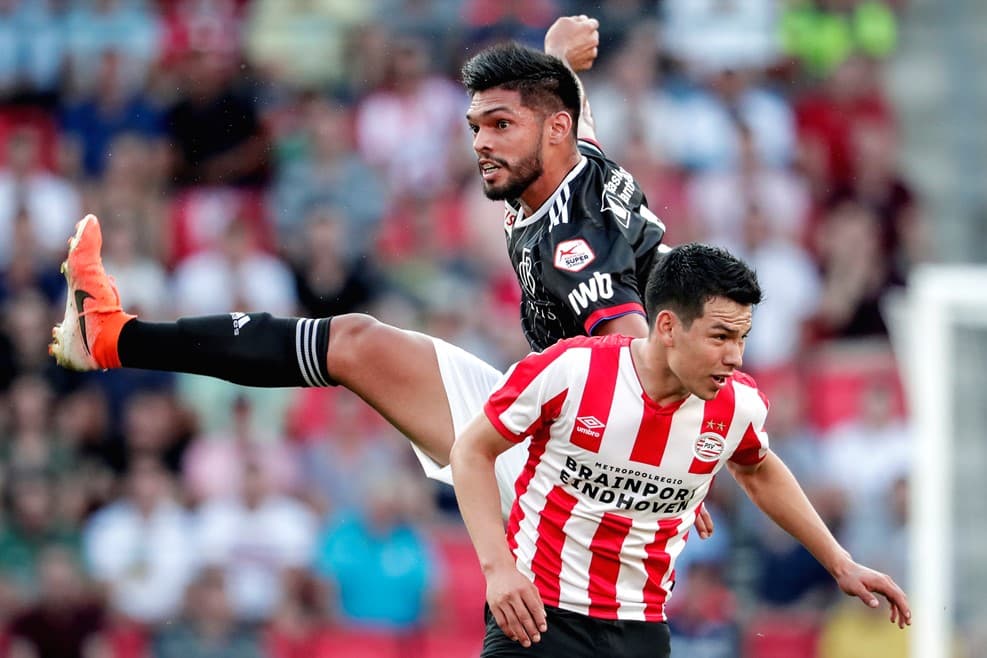 El mexicano Lozano jugó 82 minutos de partido en esta Ida de la segunda ronda clasificatoria de la Liga de Campeones.