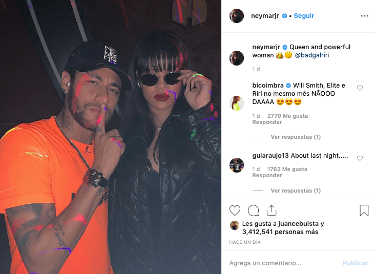 Coincidencialmente, se conoció una foto de Neymar con Beyonce, en otra muestra de la vida de celebridad que vive el brasileño fuera de las canchas.