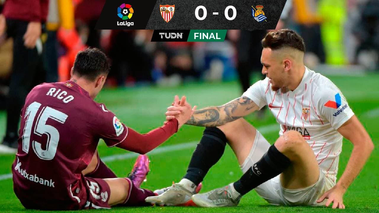 Con Tecatito, el Sevilla cedió un empate en casa ante la Real Sociedad