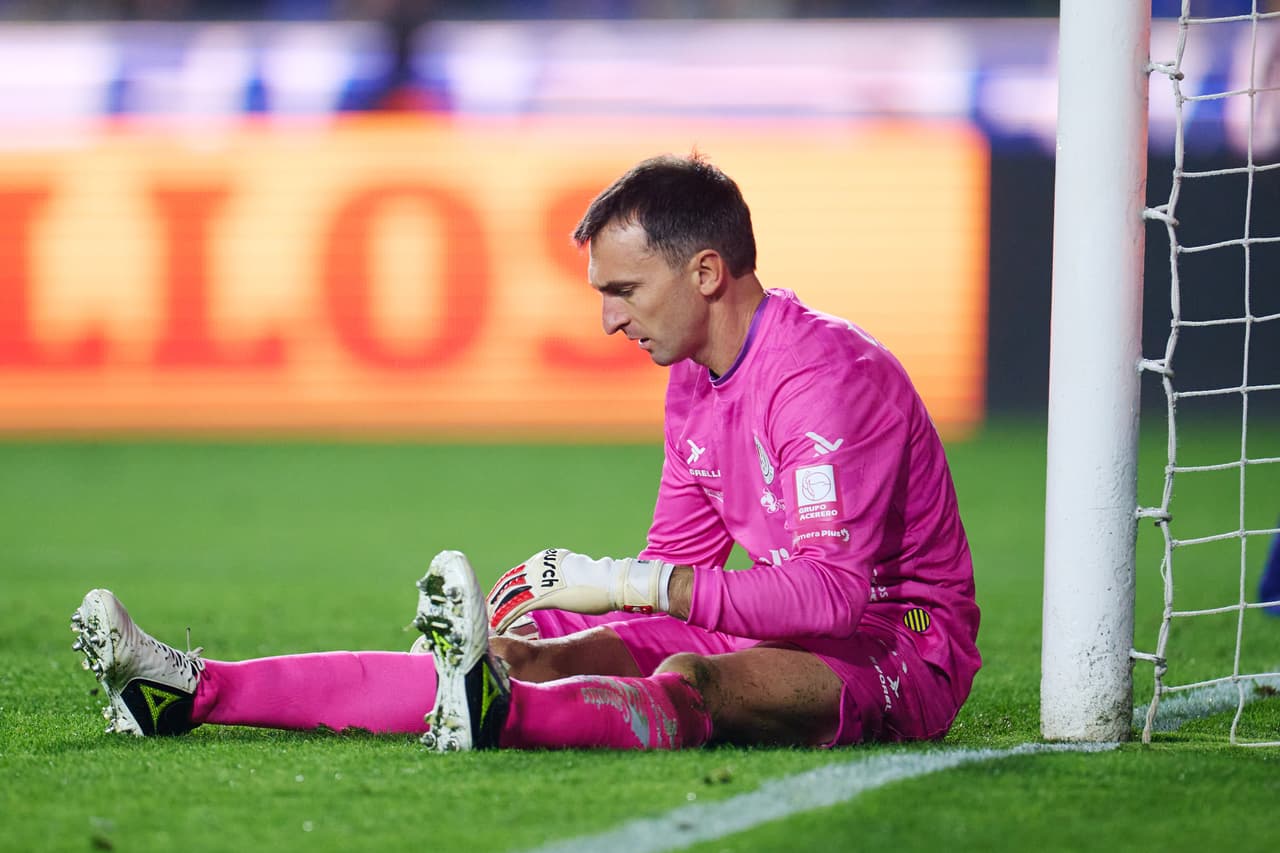 Barovero tuvo un día de mucho trabajo.