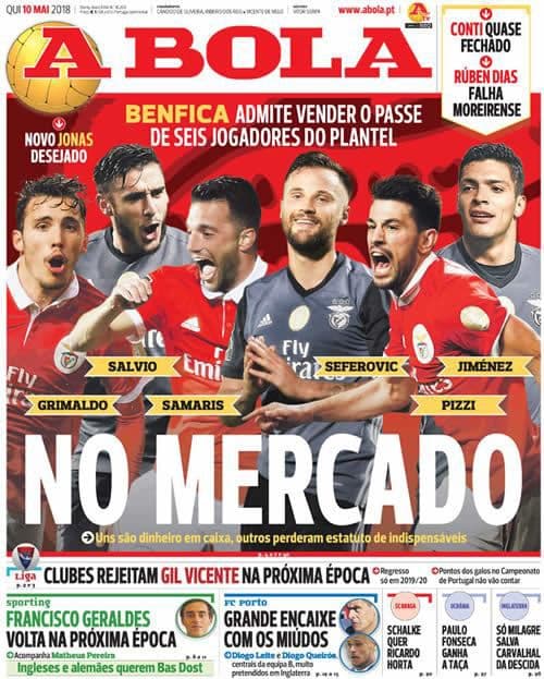 El mexicano aparece en la portada del diario portugués.