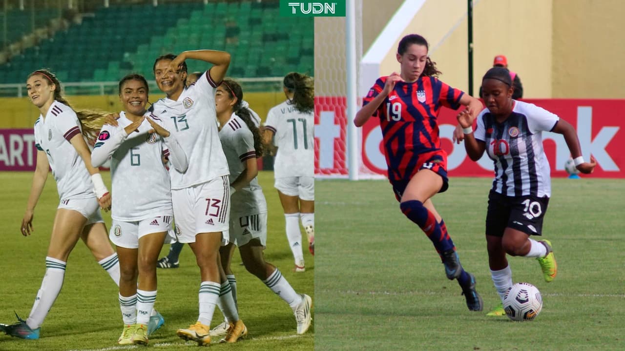 México y Estados Unidos ya conocen a sus rivales en Cuartos del Premundial Femenil Sub 17