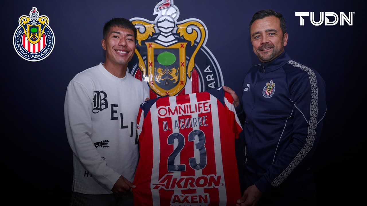 ¡Chivas es su casa! Daniel Aguirre extiende su contrato hasta 2030