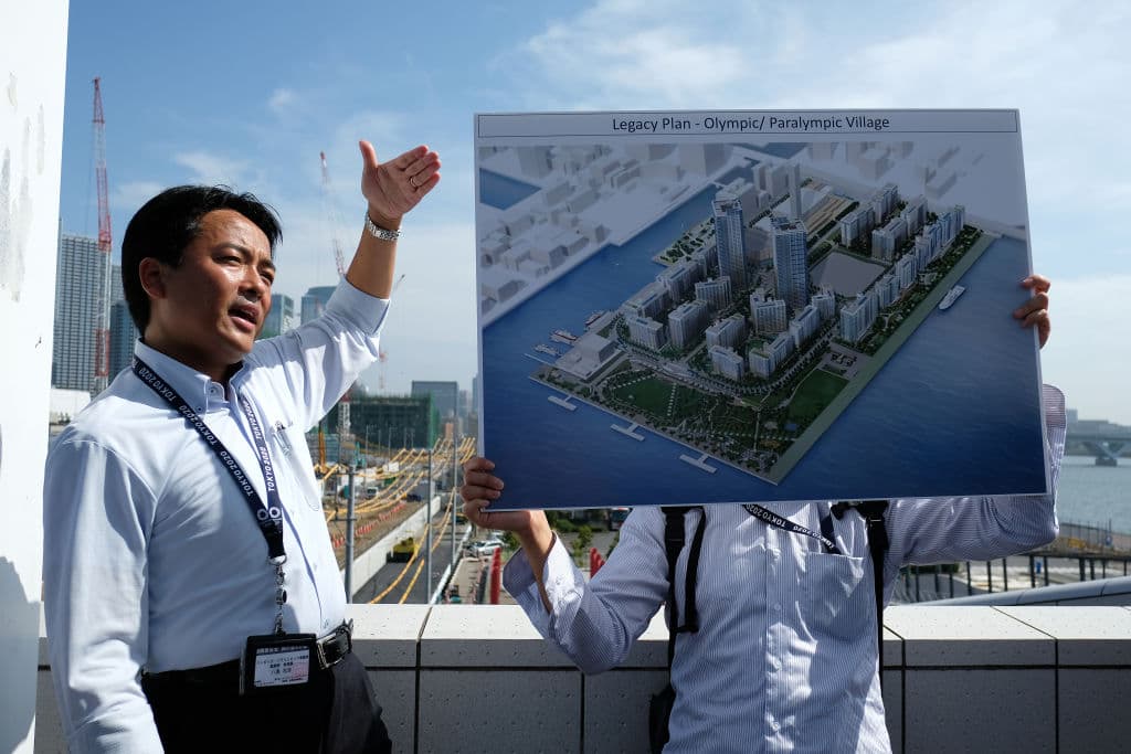 Los encargados de la organización de los Juegos Olímpicos de Tokio 2020 presentaron el estado de los escenarios de la máxima cita del deporte mundial.