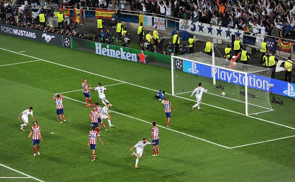 Atlético de Madrid pierde finales de Champions.
<br>
<br>2 años después, la historia se repetiría cuando los colchoneros cayeron en ante el cuadro blanco en la tanda de penaltis.