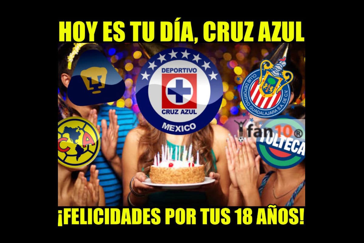 Memes 18 años de Cruz Azul sin título