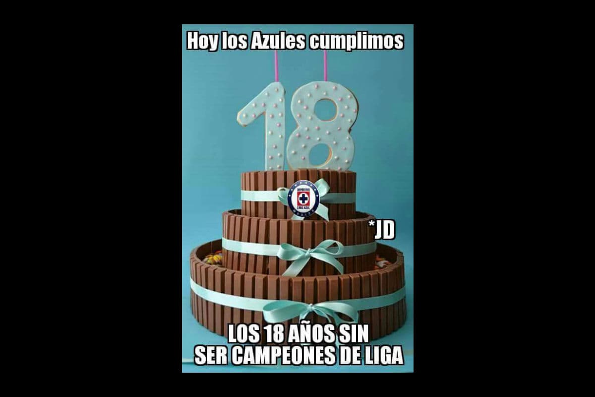 Memes 18 años de Cruz Azul sin título
