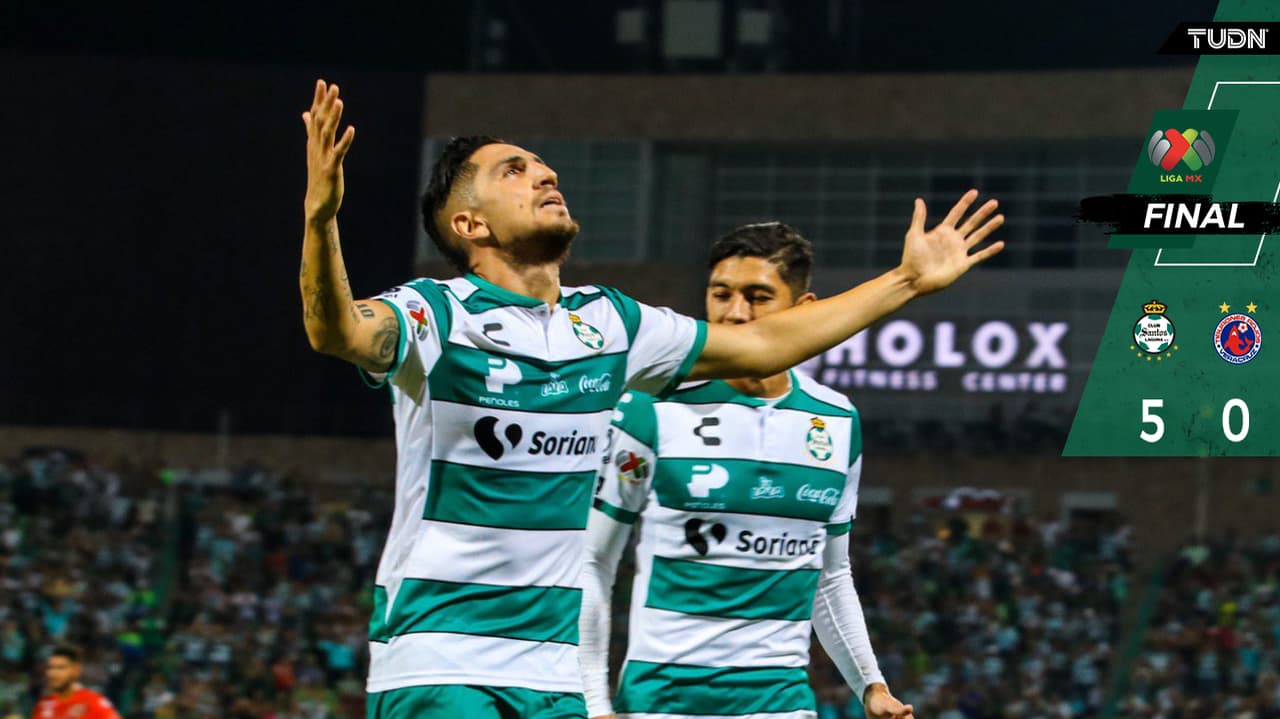 ¡Son 37 y contando...! Santos goleó a un moribundo Veracruz