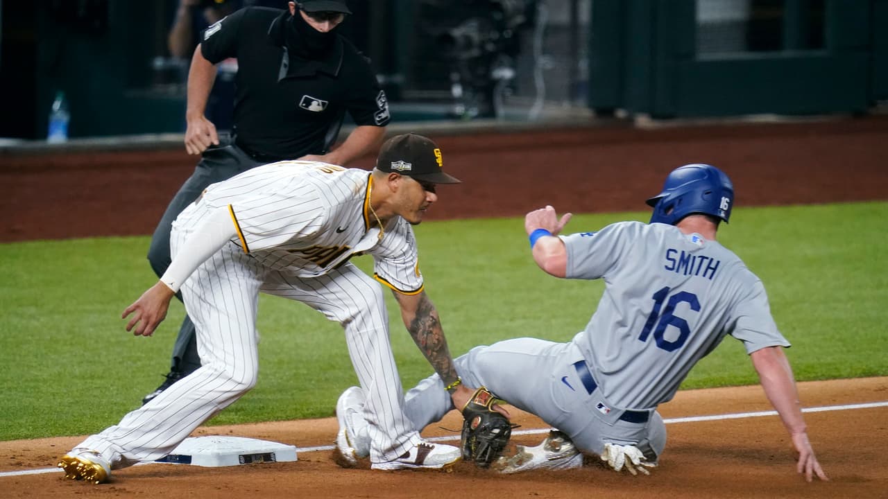 Los Dodgers no le dan oportunidad a los Padres y vencen el juego tres 3-12.