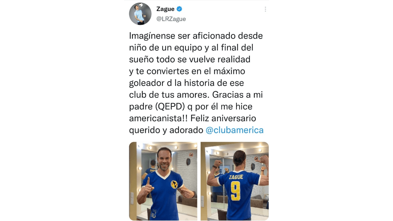 El Club más grande de América cumple 105 años de existencia y las felicitaciones se hicieron extensas en redes sociales. Aficionados, jugadores y ex jugadores, otros clubes y periodistas se sumaron al homenaje de las Águilas.