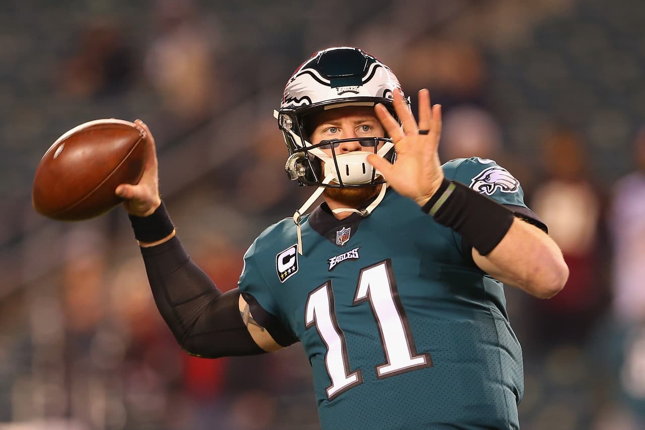 Carson Wentz es duda con Philadelphia para el juego ante los Rams