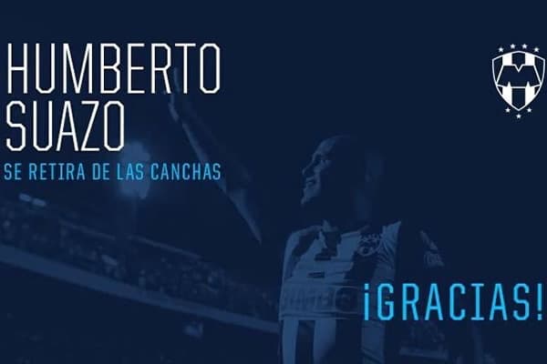 Rayados agradeció a Suazo tras anuncio de su retiro del fútbol