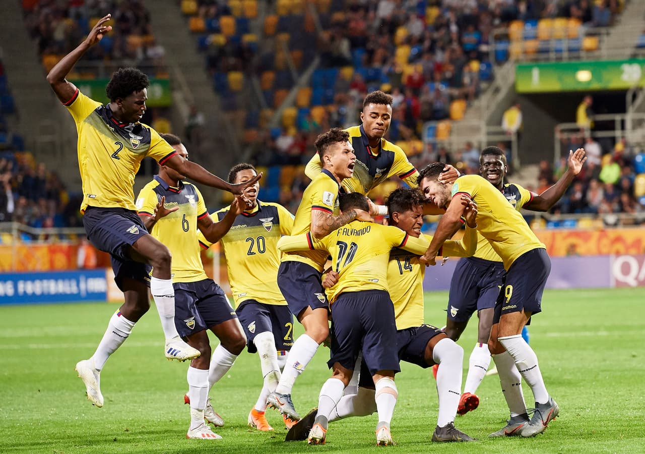 Más adelante, al minuto 104' Richard Mina (14) encontró el gol para Ecuador, el 1-0 con el que ganaban el tercer lugar del Mundial.
