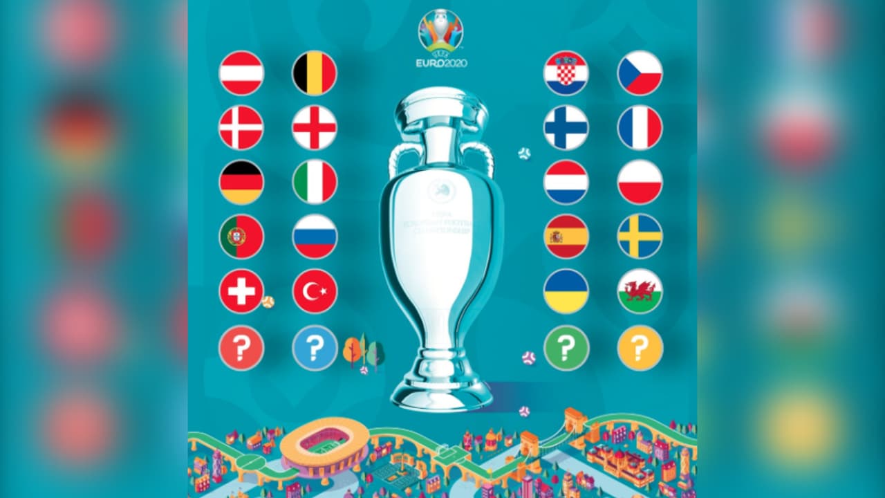 Quedaron definidos los bombos de la Eurocopa 2020