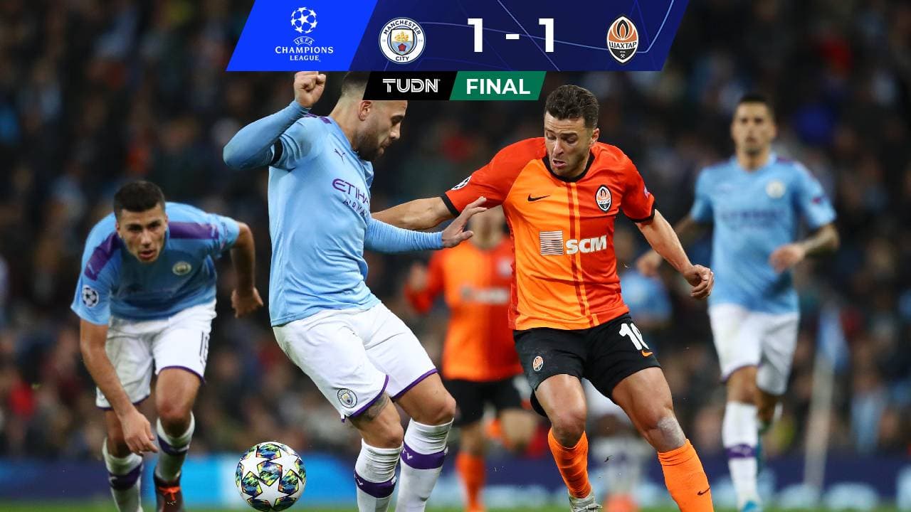 El Shakhtar sorprende al City, pero los ingleses ya clasificaron