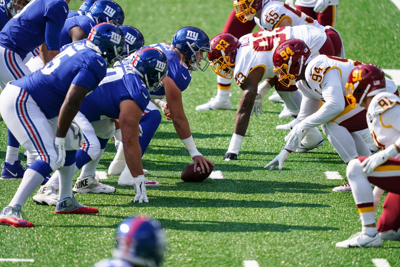 Tras un final cardiaco, los Giants vencen 20-19 a Washington.