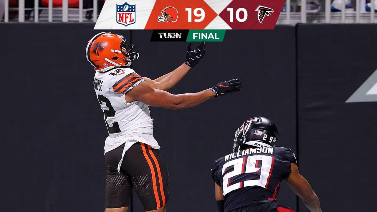 Falcons permiten pretemporada invicta de Browns en la NFL