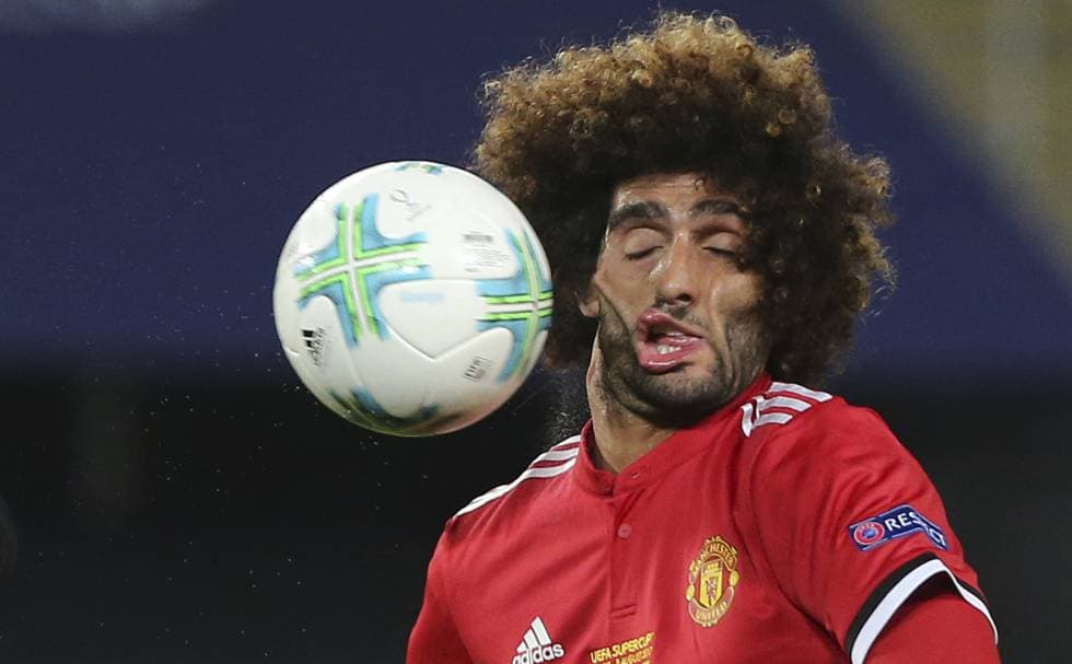 Foto viral de Fellaini se convirtió en mural en Australia