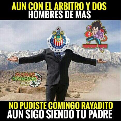 Ahora las burlas fueron con todo contra el arbitraje y la derrota que sufrió el campeón de la Liga MX así como con el gol del 'Gullit' Peña con León.