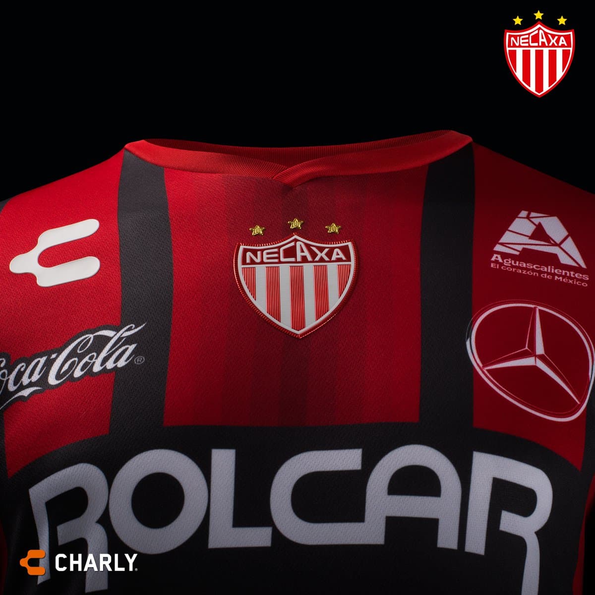 Necaxa dio a conocer sus nuevos uniformes para el año futbolístico que está por arrancar en Aguascalientes.