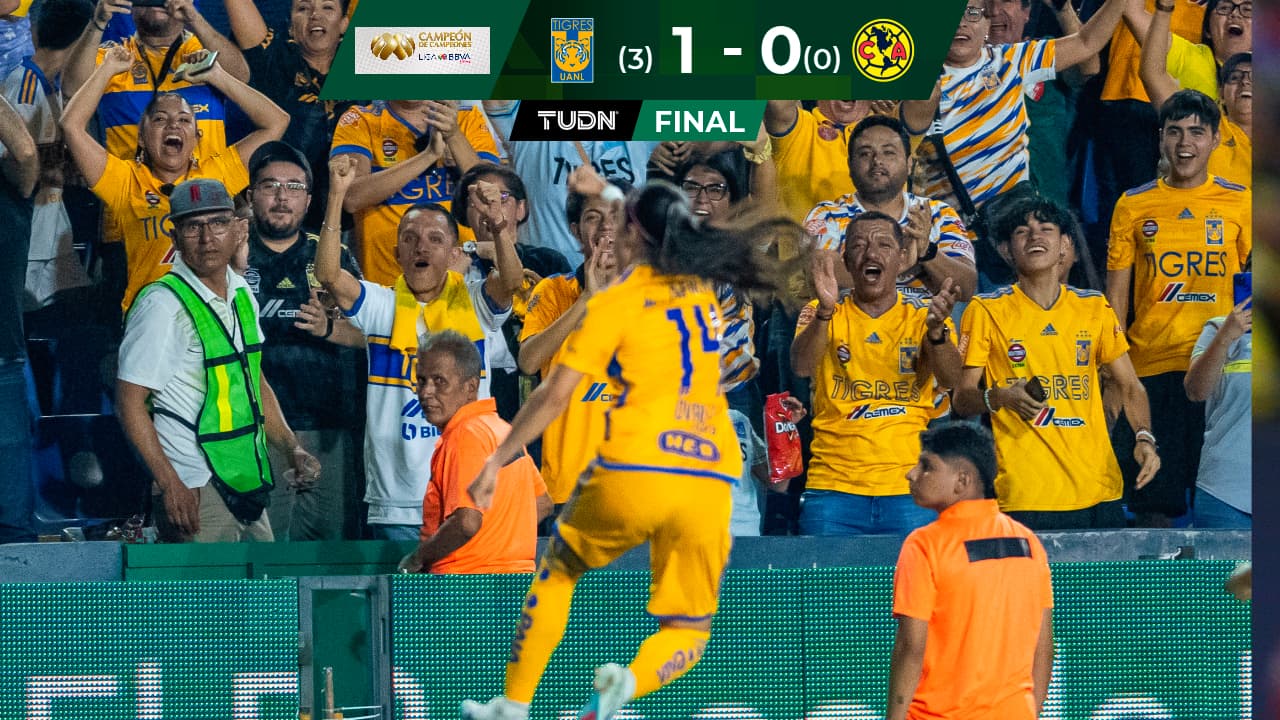 Tigres blanquea al América y conquista el Campeón de Campeones Femenil 2023