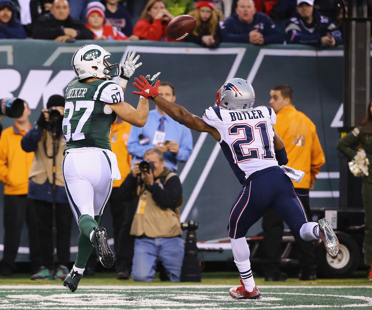 Mira las mejores tomas de la valiosa victoria de los Jets sobre los Patriots en tiempo extra 26-20.