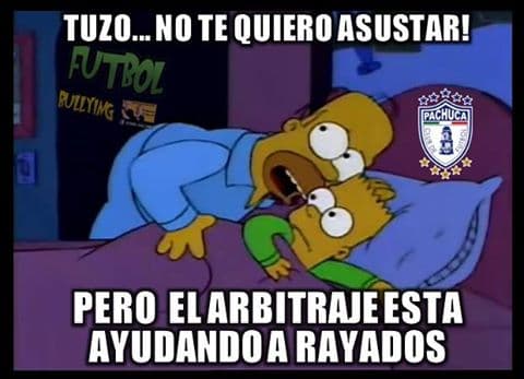 Monterrey perdió por 1-0 con los Tuzos pero la ventaja pudo ser más amplia, los memes señalan a rayados de ayuda arbitral.