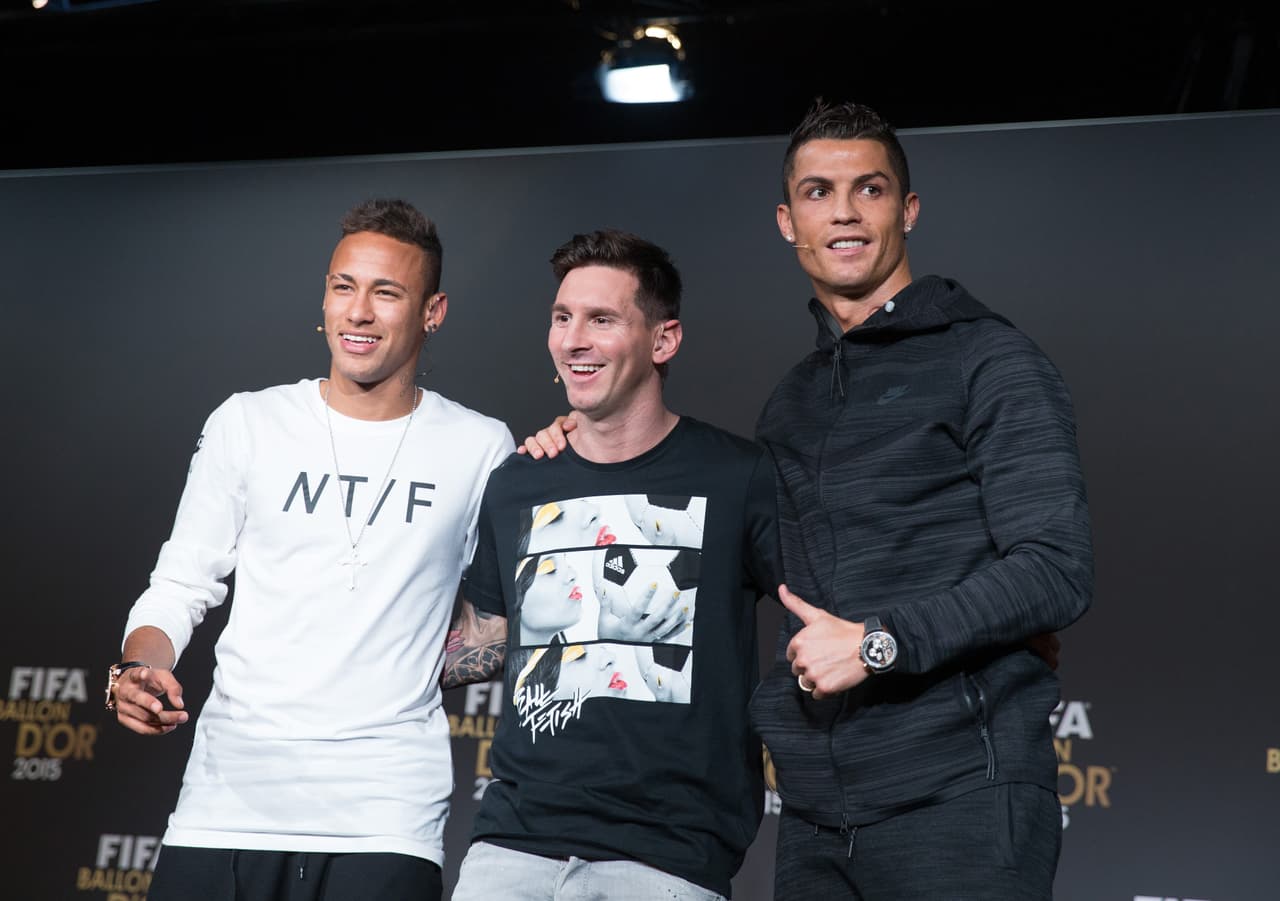 Cristiano Ronaldo, Messi y Neymar encabezan la lista de candidatos al premio The Best