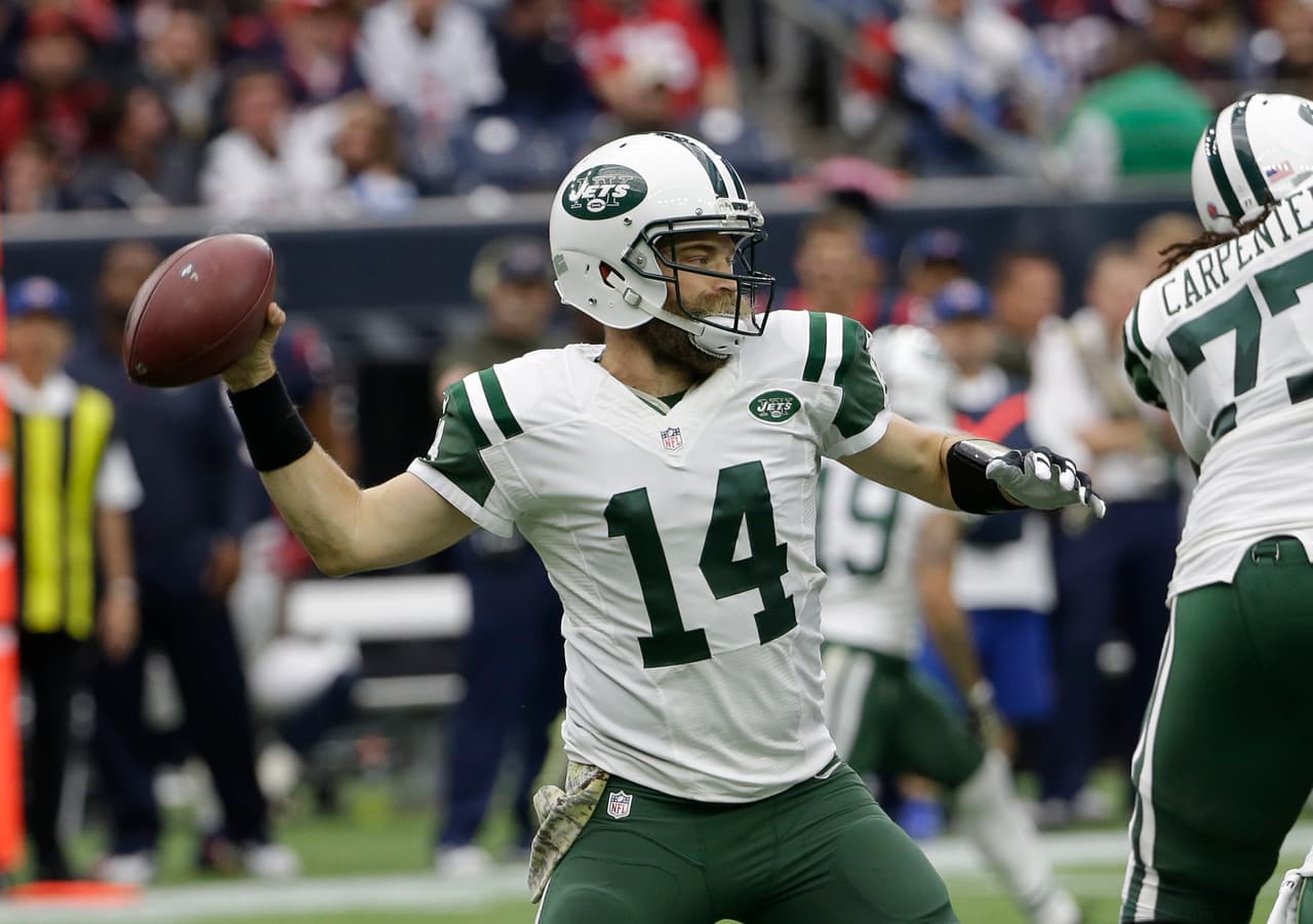 Ryan Fitzpatrick dice que es el hombre correcto para hacer el trabajo por los Jets
