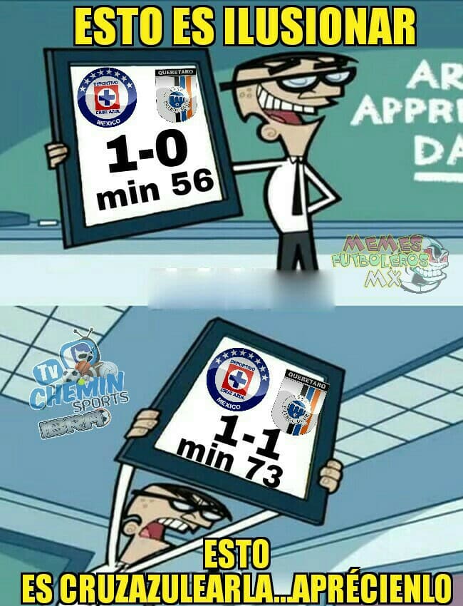 Como cada semana, Cruz Azul fue protagonista de las burlas tras su empate con Gallos Blancos, pero también destacaron los memes sobre Rubens Sambueza y su gol con Toluca.