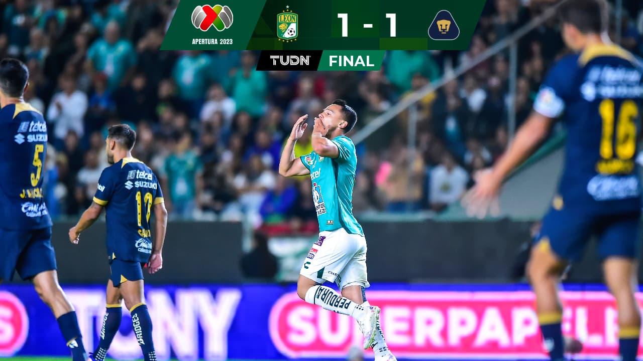 León arrebata triunfo a Pumas con gran juego de Rodolfo Cota