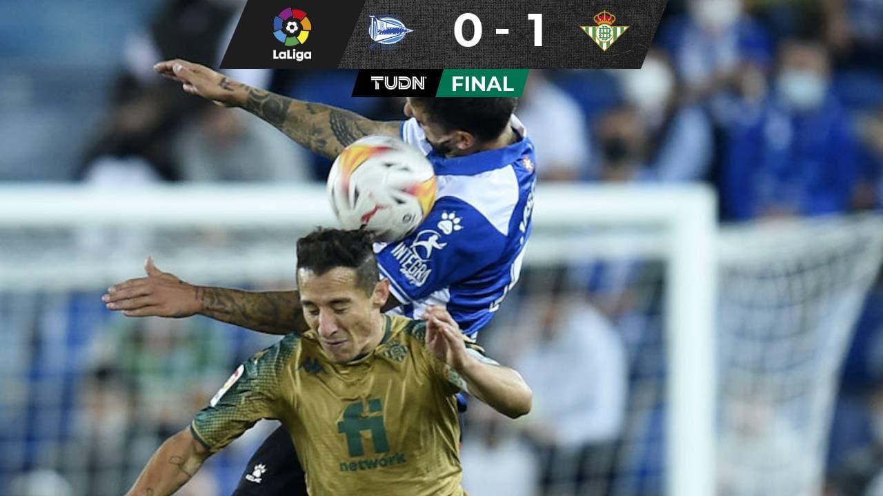 Con Andrés Guardado todo el partido, el Betis venció al Alavés