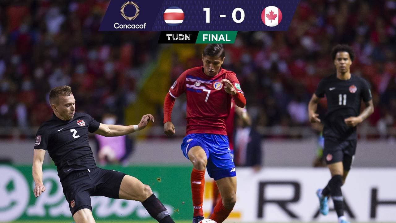 Costa Rica sorprende a Canadá y pelea el repechaje a Qatar 2022