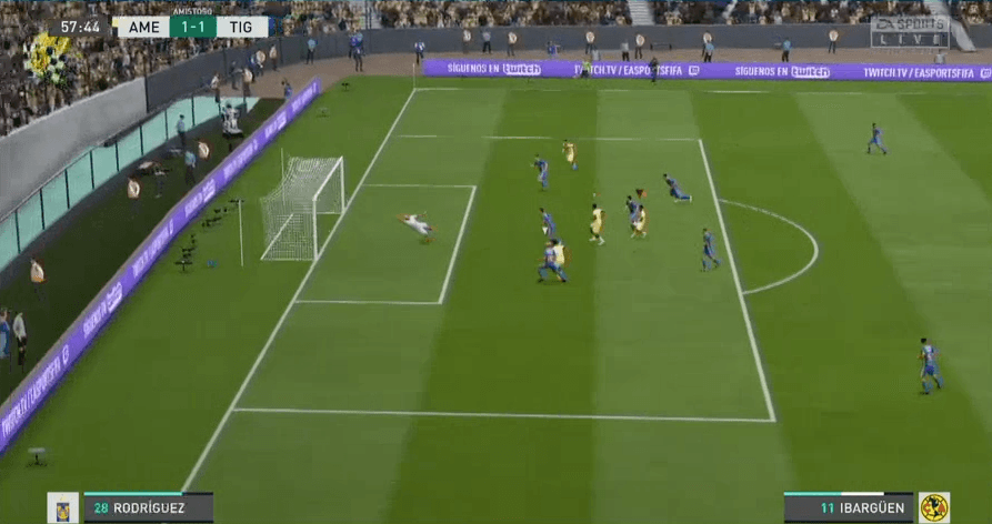 Nahuel Guzmán perdío 3-2 ante el América de Gio dos Santos que suma los primeros tres puntos en el torneo virtual de la eLiga MX.