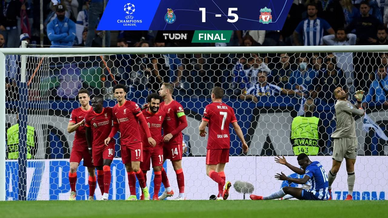 Liverpool le pasa por encima a Porto en una noche terrorífica para el arquero Costa