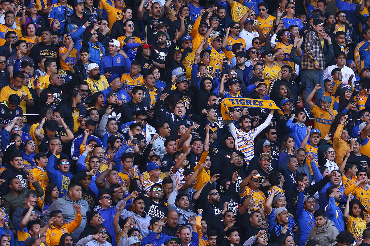 Tigres también contó con una importante presencia de fanáticos en la casa de los 'Diablos Rojos'.