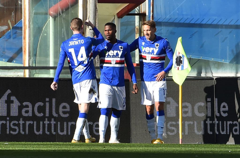 Sampdoria derrotó a la Fiorentina 2-1, con goles de Keita Balde y Quagliarella. Vlahovic anotó el gol del descuento en la Serie A.