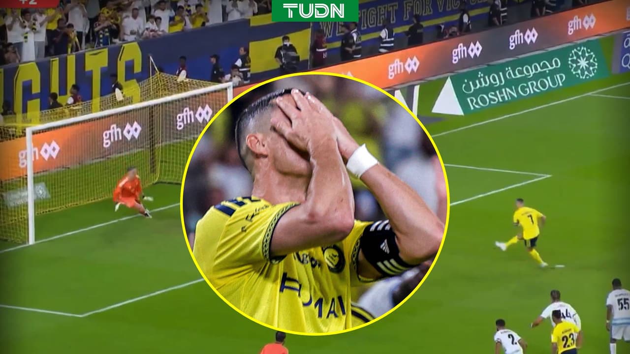 Cristiano Ronaldo falla penal con Al-Nassr que pudo ser su gol 982