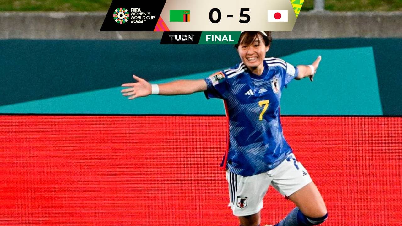 Japón impresiona en su debut en el Mundial Femenil goleando a Zambia