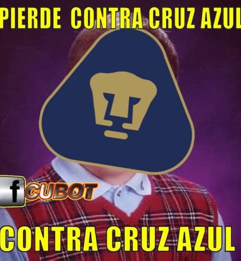 Memes Cruz Azul vs Pumas