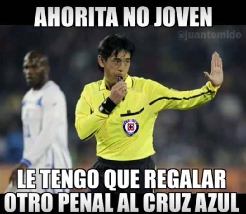 Memes Cruz Azul vs Pumas