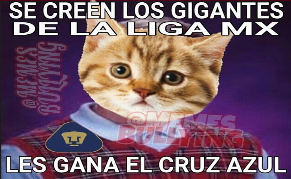 Memes Cruz Azul vs Pumas