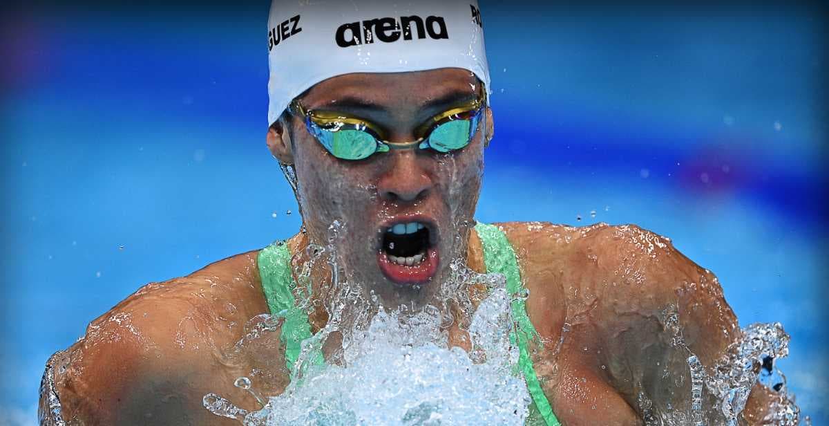 Melissa Rodríguez eliminada en natación de 100 metros pecho